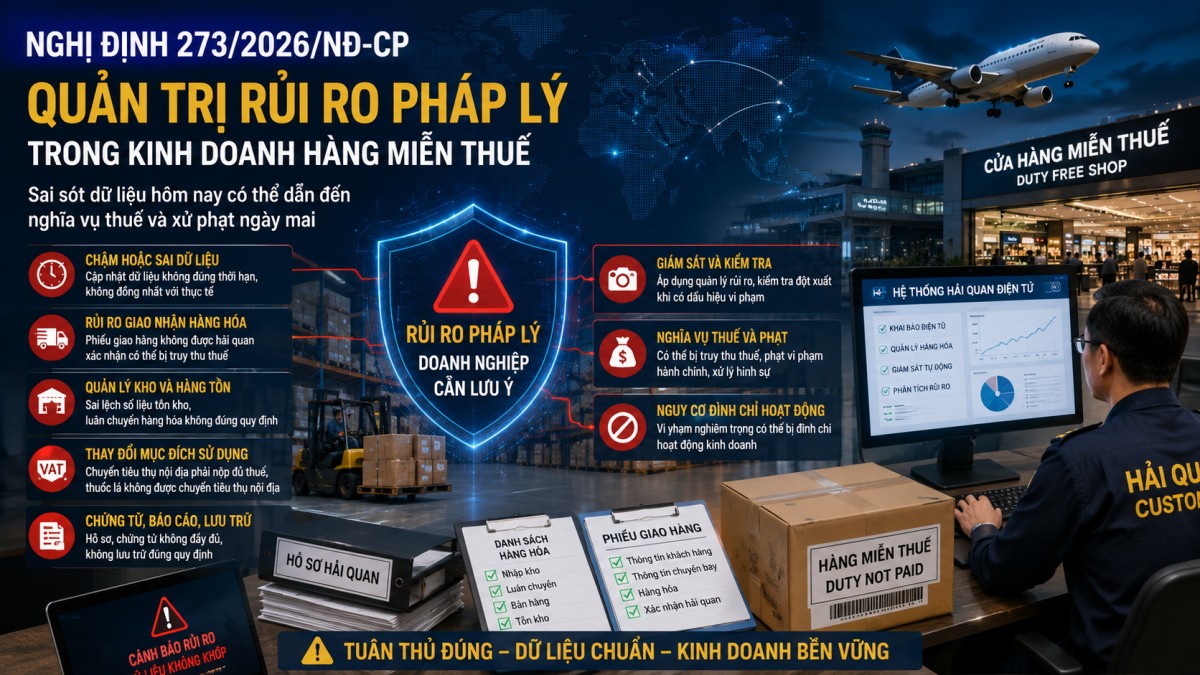 Nghị định 273/2026/NĐ-CP: Một sai sót dữ liệu có thể khiến doanh nghiệp đối mặt truy thu thuế và rủi ro pháp lý