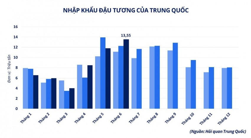 Thời tiết thuận lợi tại Mỹ gây sức ép lên giá đậu tương