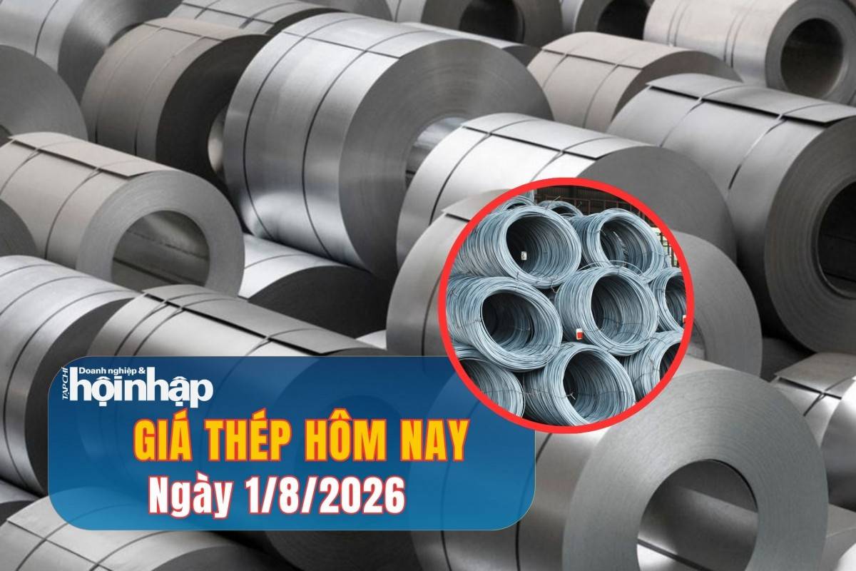 Giá thép hôm nay 31/7/2026: Quặng sắt chạm đáy 13 tháng do thép Trung Quốc thua lỗ