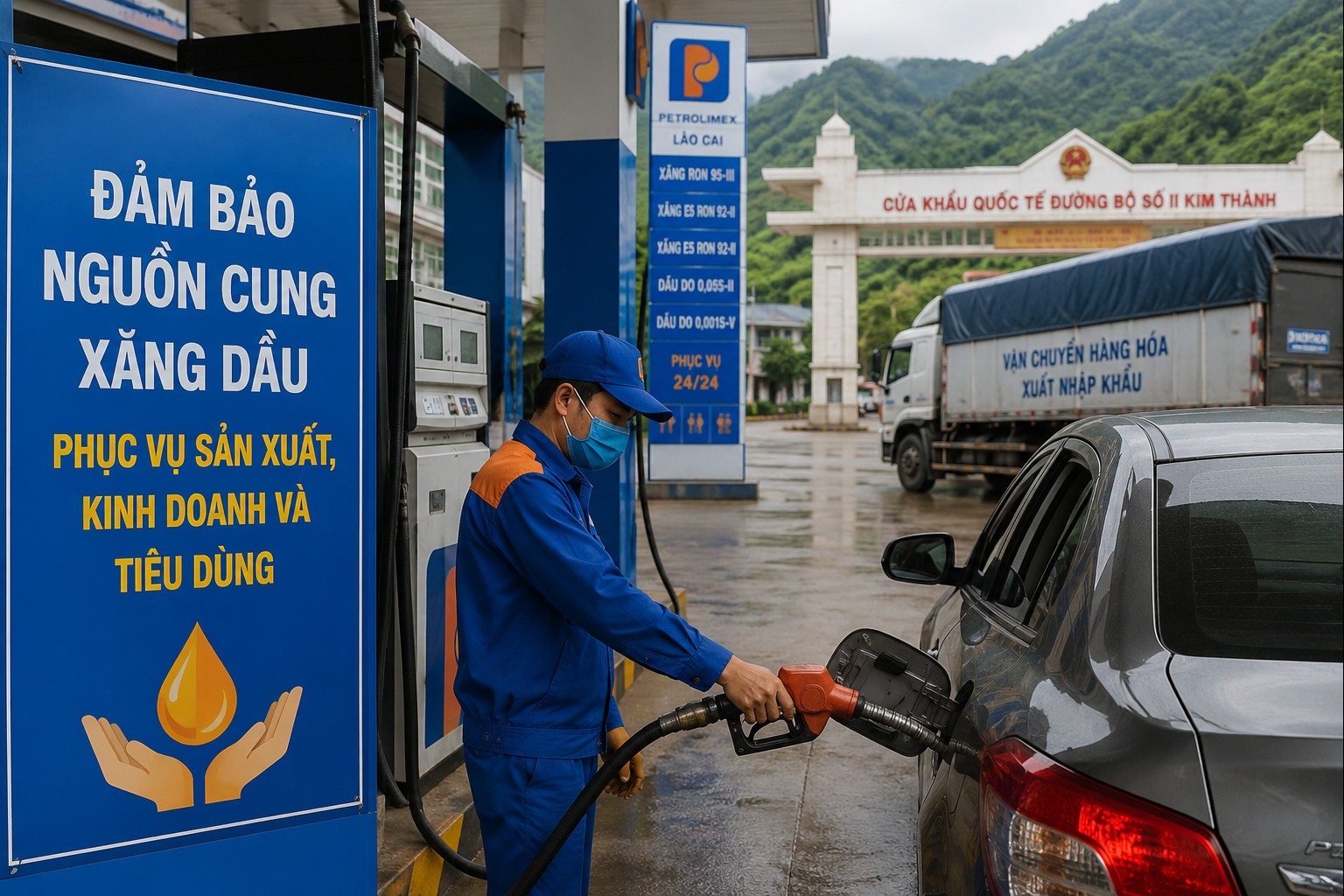 Lào Cai bảo đảm nguồn cung xăng dầu, giữ nhịp sản xuất và lưu thông hàng hóa
