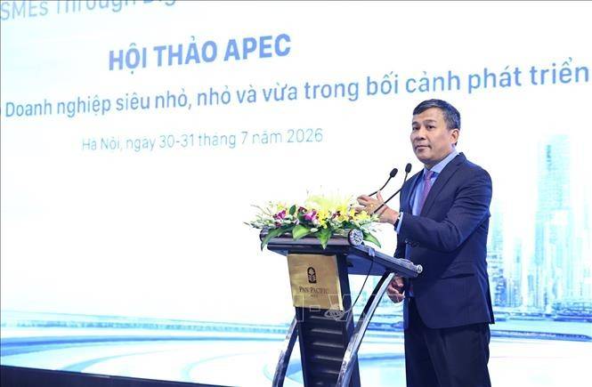 Thứ trưởng Thường trực Bộ Ngoại giao Việt Nam Nguyễn Minh Vũ phát biểu. Ảnh: Minh Đức/TTXVN