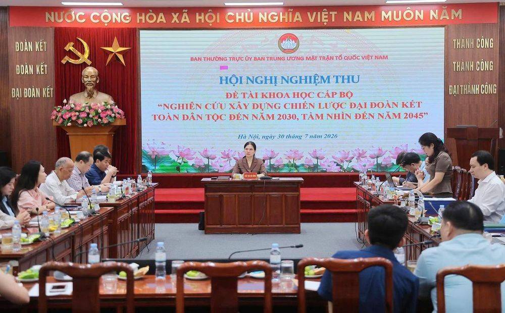 Hoàn thiện Chiến lược đại đoàn kết toàn dân tộc đến năm 2030, phát huy vai trò nòng cốt của MTTQ Việt Nam