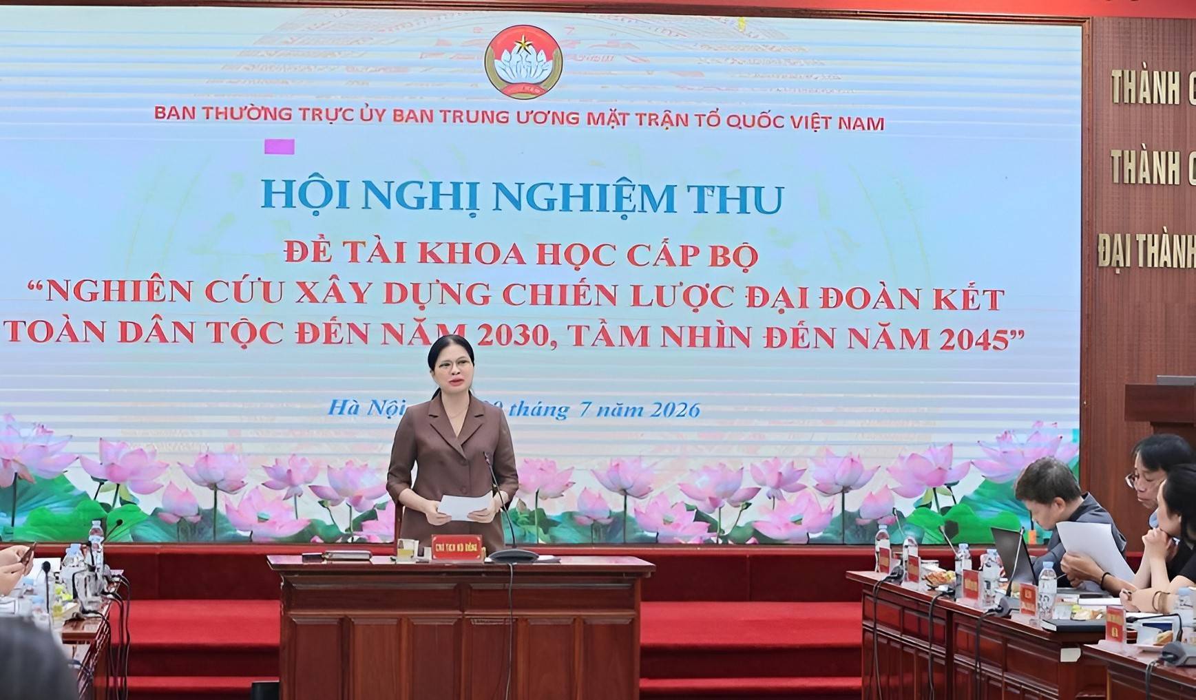 Hoàn thiện Chiến lược đại đoàn kết toàn dân tộc đến năm 2030, phát huy vai trò nòng cốt của MTTQ Việt Nam