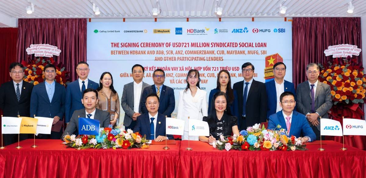 Lễ ký kết khoản vay xã hội hợp vốn quốc tế 721 triệu USD - dấu mốc mới trên hành trình kết nối nguồn vốn toàn cầu vì phát triển bền vững tại Việt Nam