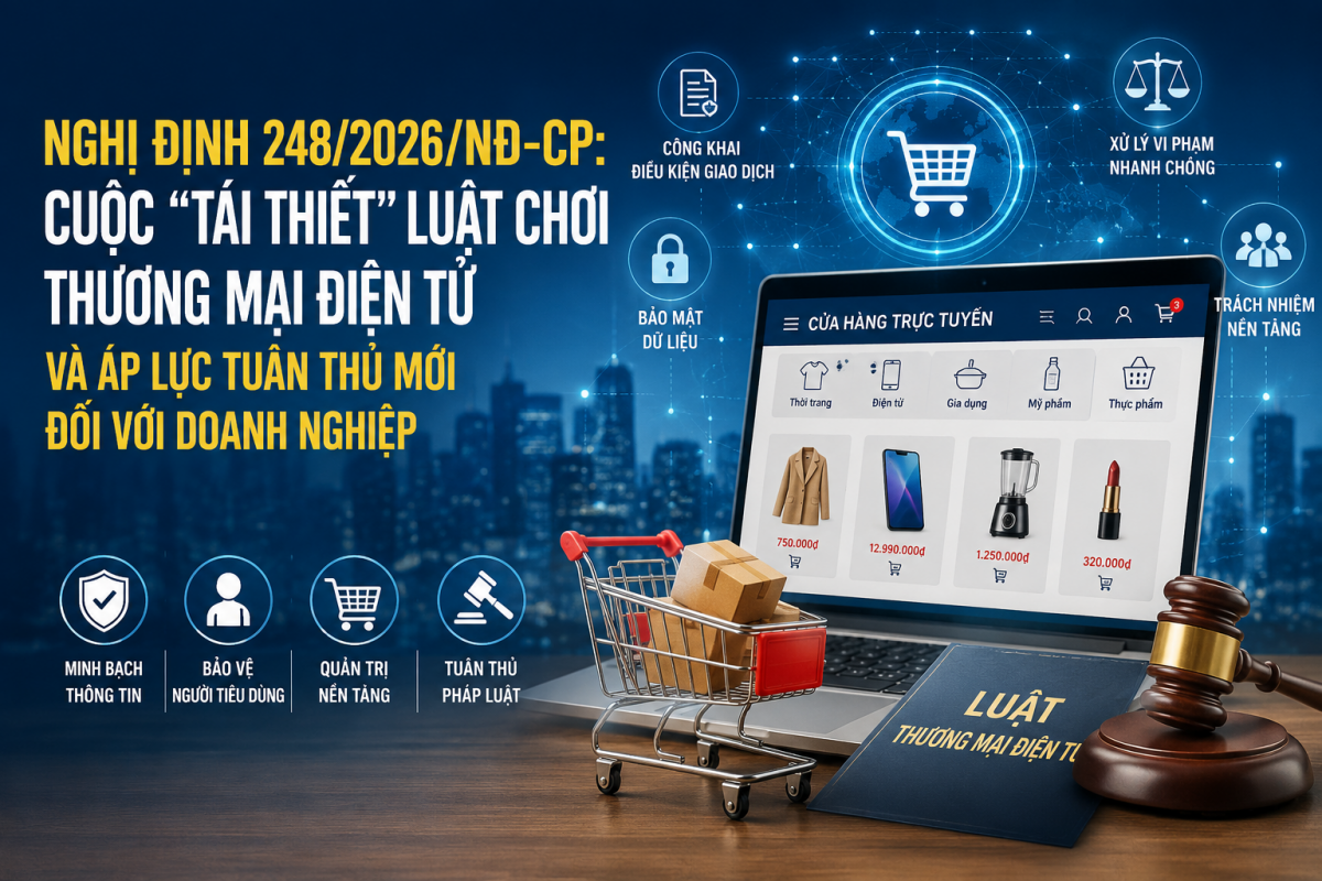 Nghị định 248/2026/NĐ-CP: Doanh nghiệp phải thay đổi tư duy quản trị thương mại điện tử để thích ứng luật chơi mới