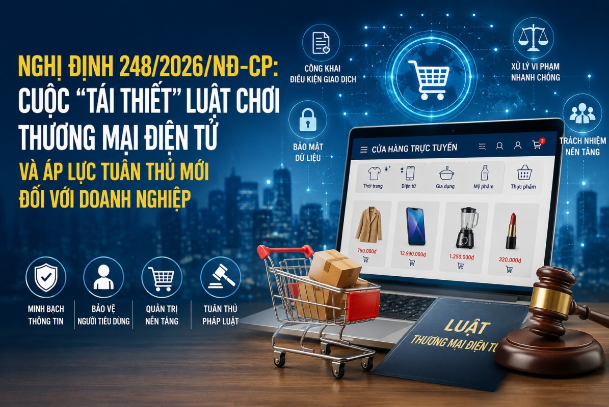Nghị định 248/2026/NĐ-CP: Doanh nghiệp phải thay đổi tư duy quản trị thương mại điện tử để thích ứng luật chơi mới
