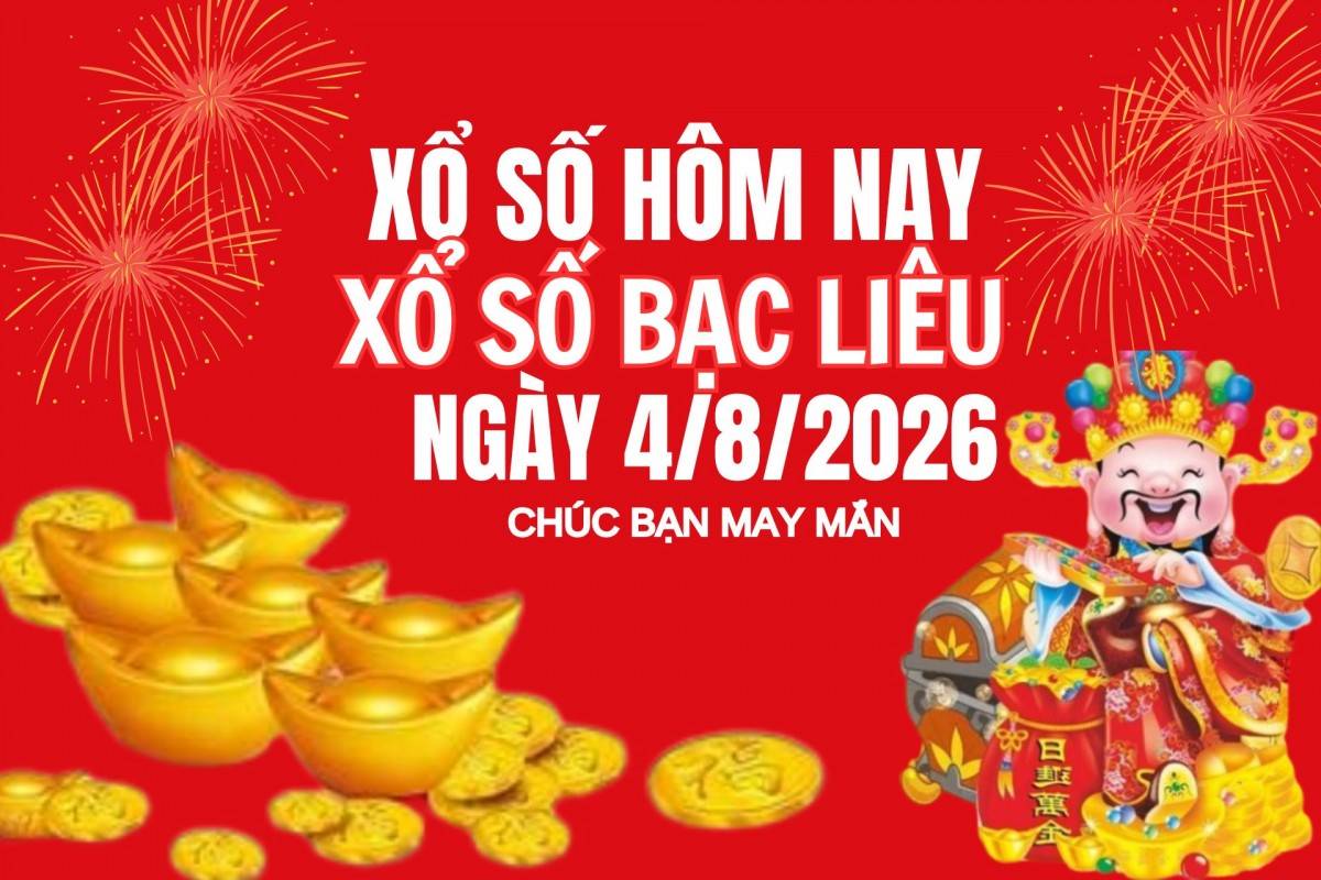 XSBL 14/7, Kết quả xổ số Bạc Liêu hôm nay 14/7/2026, Trực tiếp XSBL ngày 14 tháng 7