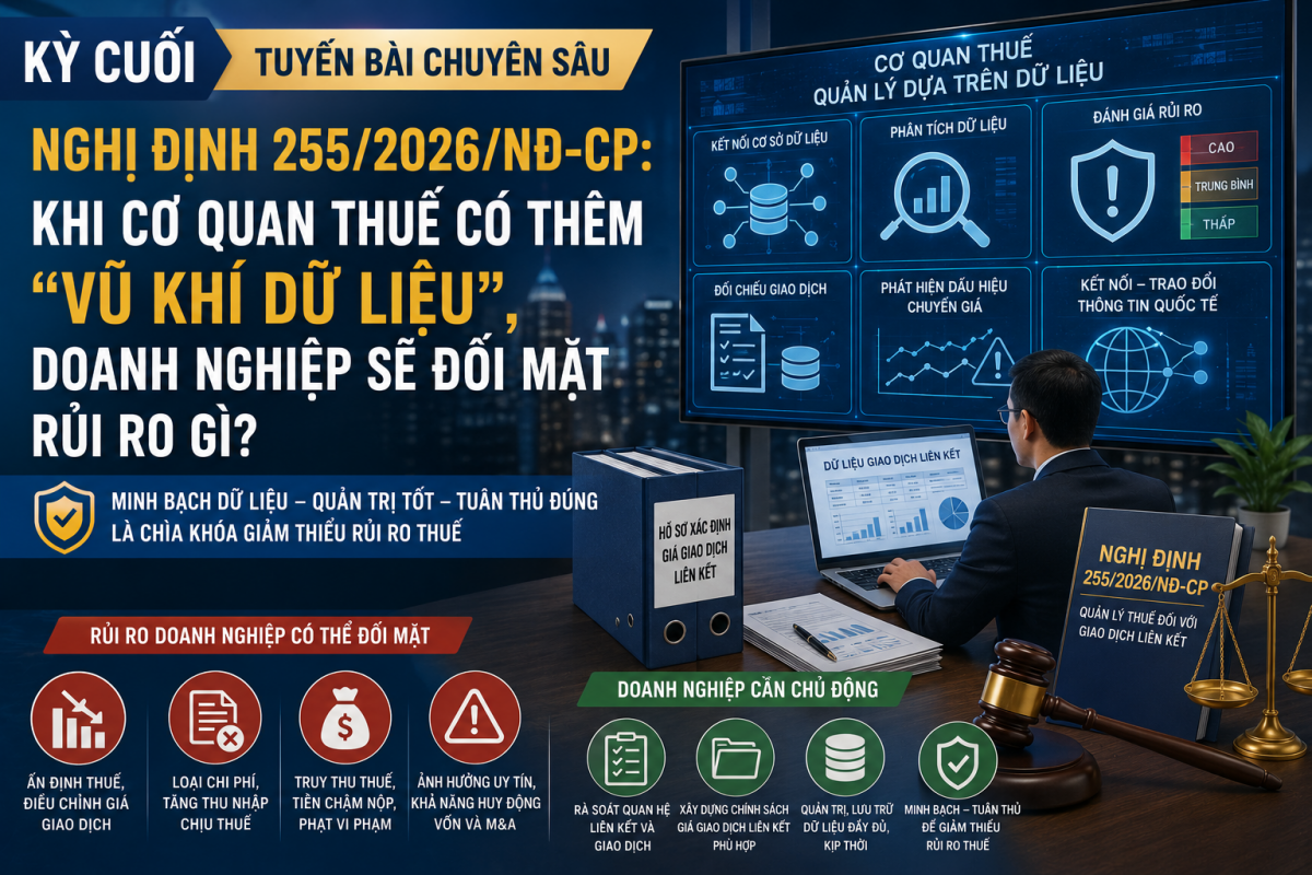 Nghị định 255/2026/NĐ-CP: Khi cơ quan thuế có thêm 