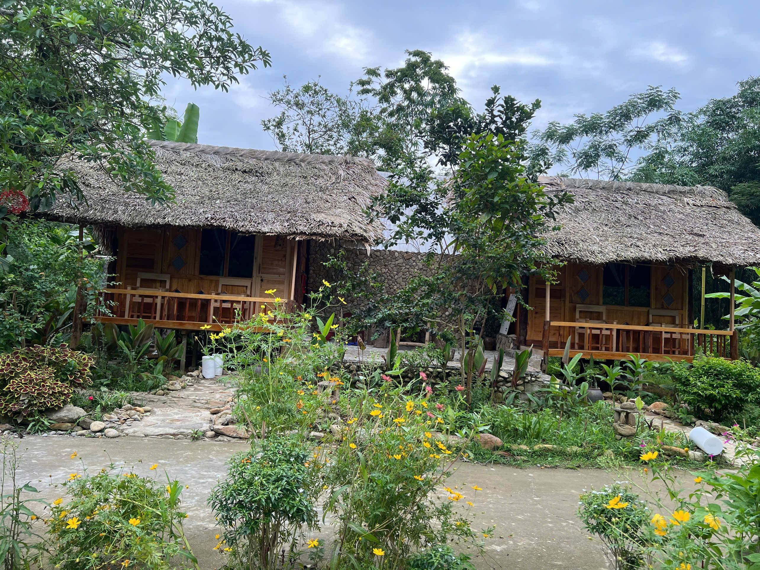 Khu bungalow phục vụ khách du lịch của HTX Nông nghiệp và Dịch vụ Lâm Thượng