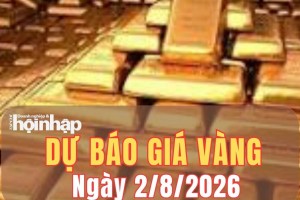Dự báo giá vàng ngày mai 2/8: Nghiêng về xu hướng giảm hoặc đi ngang