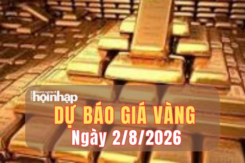 Dự báo giá vàng ngày mai 2/8: Nghiêng về xu hướng giảm hoặc đi ngang