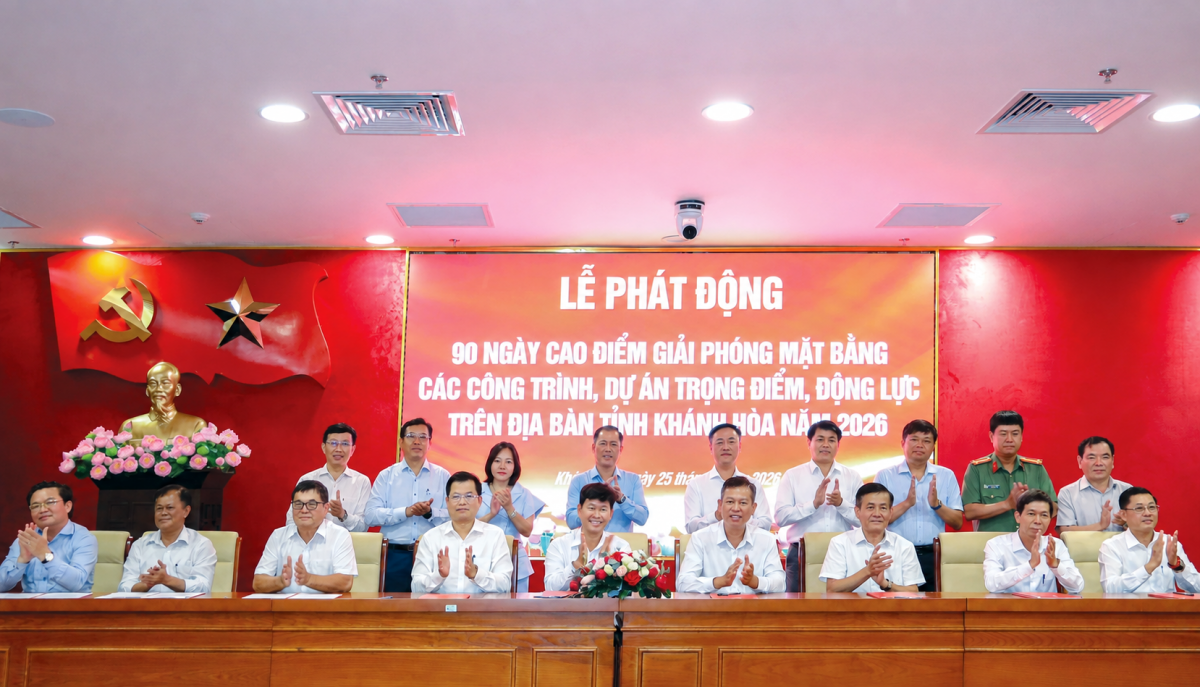 Khánh Hòa: 5 dự án trọng điểm cán đích giải phóng mặt bằng trước thời hạn trong chiến dịch 90 ngày cao điểm