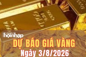 Dự báo giá vàng ngày mai 3/8: Nghiêng về kịch bản giảm, áp lực vẫn lớn