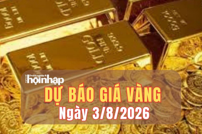 Dự báo giá vàng ngày mai 3/8: Nghiêng về kịch bản giảm, áp lực vẫn lớn