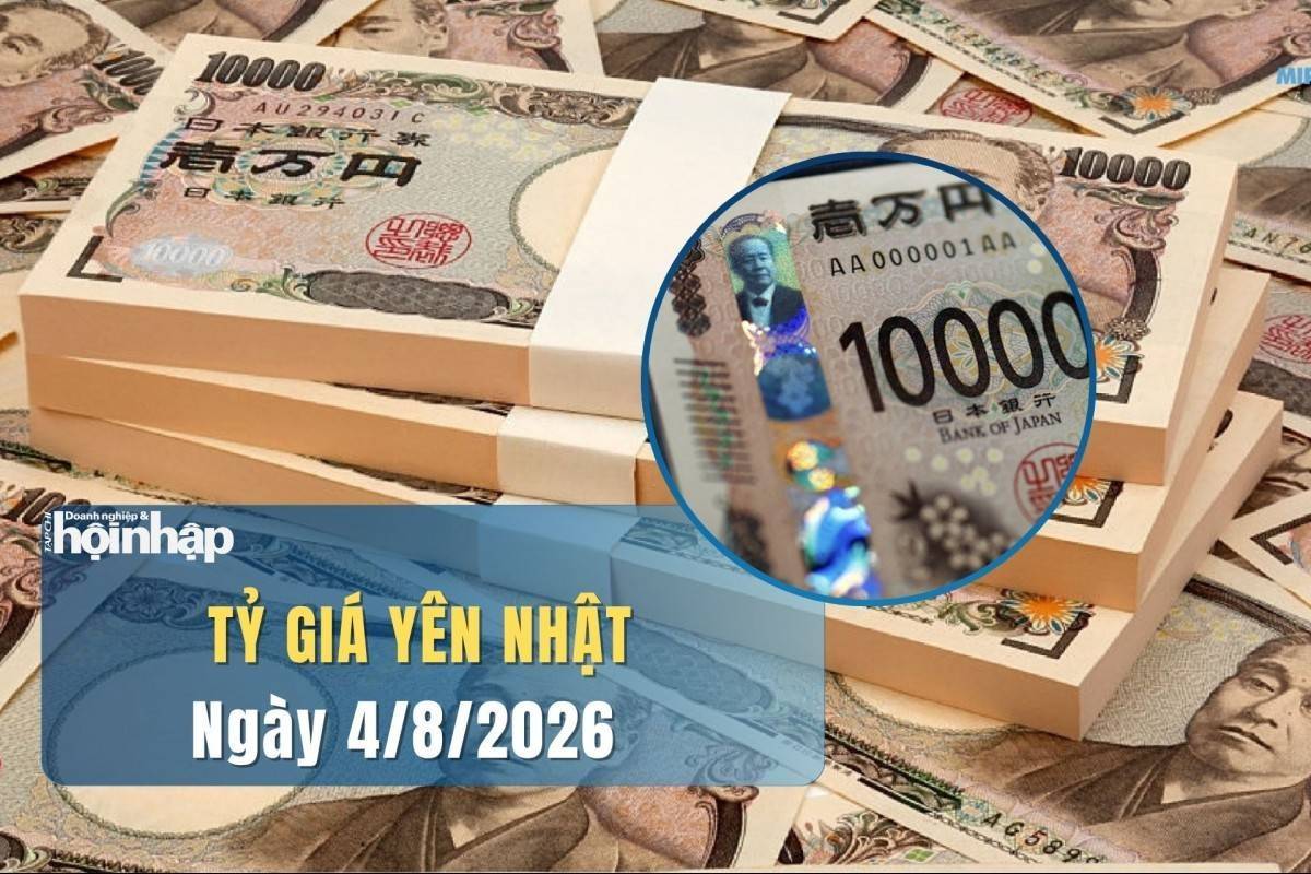 Tỷ giá Yên Nhật hôm nay 4/8/2026: Đồng Yên phục hồi quanh mốc 157 JPY/USD sau can thiệp kỷ lục