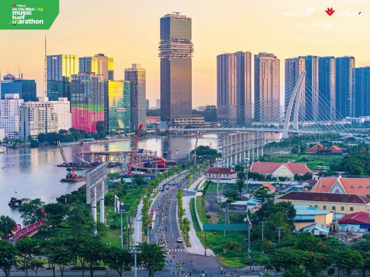Siêu kỷ lục: Gần 600 vận động viên người nước ngoài tham gia giải chạy VPBank Ho Chi Minh City Music Half Marathon 2026