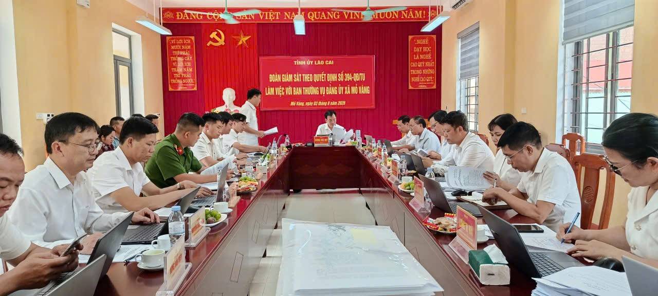 Mỏ Vàng (Lào Cai) sau sắp xếp: Giám sát thực hiện nghị quyết, tháo gỡ điểm nghẽn từ cơ sở