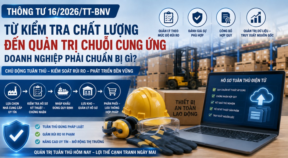 Thông tư 16/2026/TT-BNV: Từ kiểm tra chất lượng đến quản trị chuỗi cung ứng – Doanh nghiệp phải chuẩn bị gì?