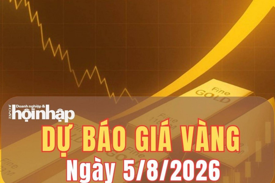 Dự báo giá vàng ngày mai 5/8: Vàng đứng trước nguy cơ giảm tiếp