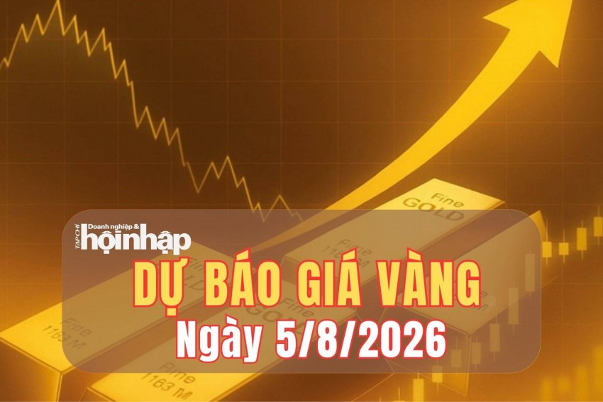Dự báo giá vàng ngày mai 5/8: Vàng đứng trước nguy cơ giảm tiếp