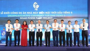 Tây Ninh khởi công Nhà máy điện mặt trời Dầu Tiếng 5 quy mô lớn