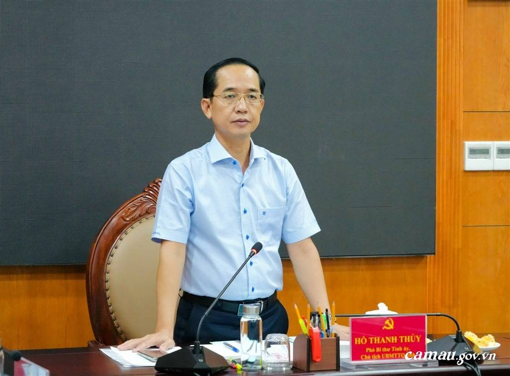 Hồ Thanh Thủy chỉ đạo dự án trọng điểm Cà Mau