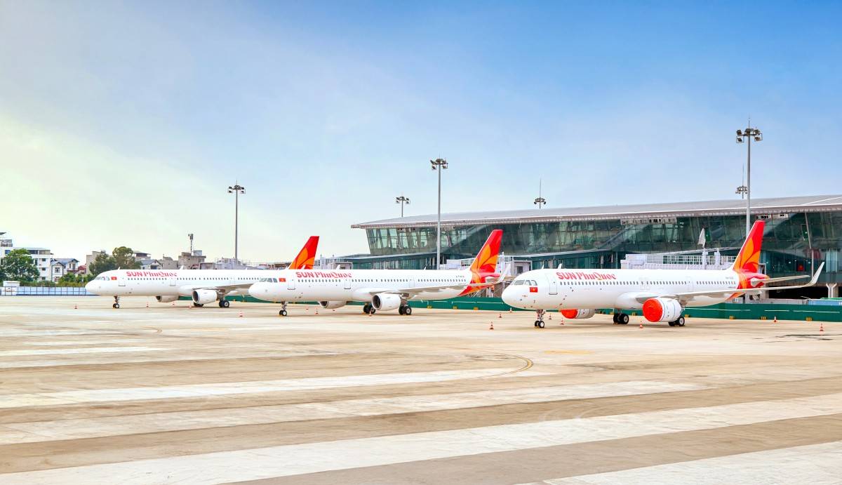 Tập đoàn Sun Group “bắt tay” Changi Airports International nhằm phát triển Cảng HKQT Phú Quốc theo tiêu chuẩn quốc tế. Ảnh Ánh Dương.