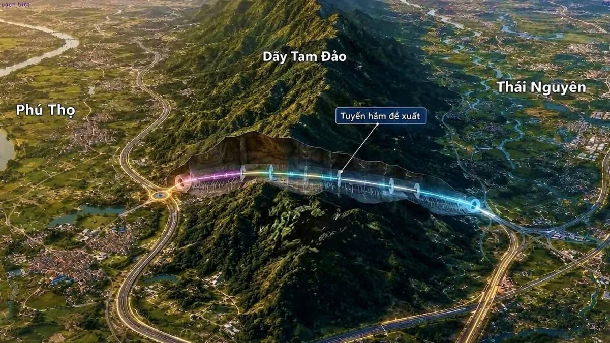Phú Thọ - Thái Nguyên thúc đẩy hầm Tam Đảo 5.800 tỷ đồng kết nối vùng