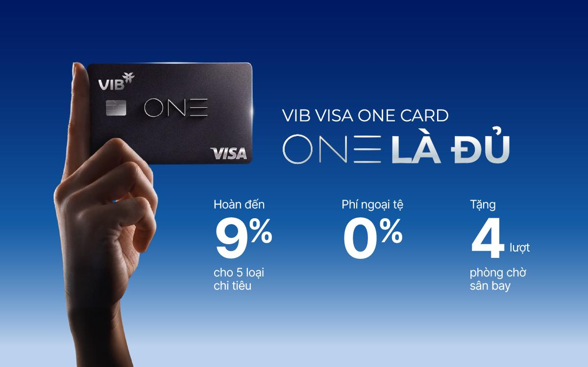 VIB One Card: Một chiếc thẻ cho mọi giai đoạn tài chính