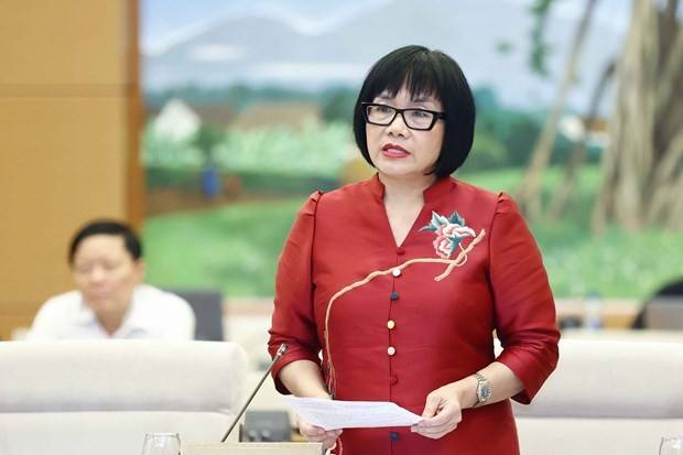 Thứ trưởng Bộ Tư pháp Đặng Hoàng Oanh (Ảnh: Doãn Tấn/TTXVN).