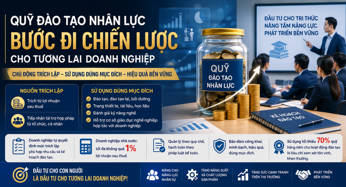 Nghị định 308/2026/NĐ-CP: Quỹ đào tạo nhân lực – Cơ hội mới nhưng đừng biến thành “quỹ treo”