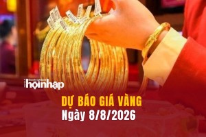 Dự báo giá vàng 8/8: Vàng nhẫn, vàng miếng có xu hướng giảm