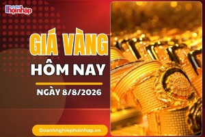 Giá vàng hôm nay 8/8: Tiếp đà tăng mạnh