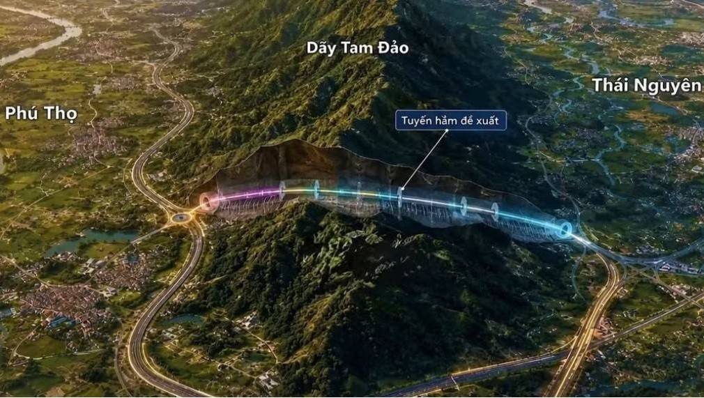 Đề xuất hầm xuyên Tam Đảo mở trục phát triển mới cho du lịch liên vùng