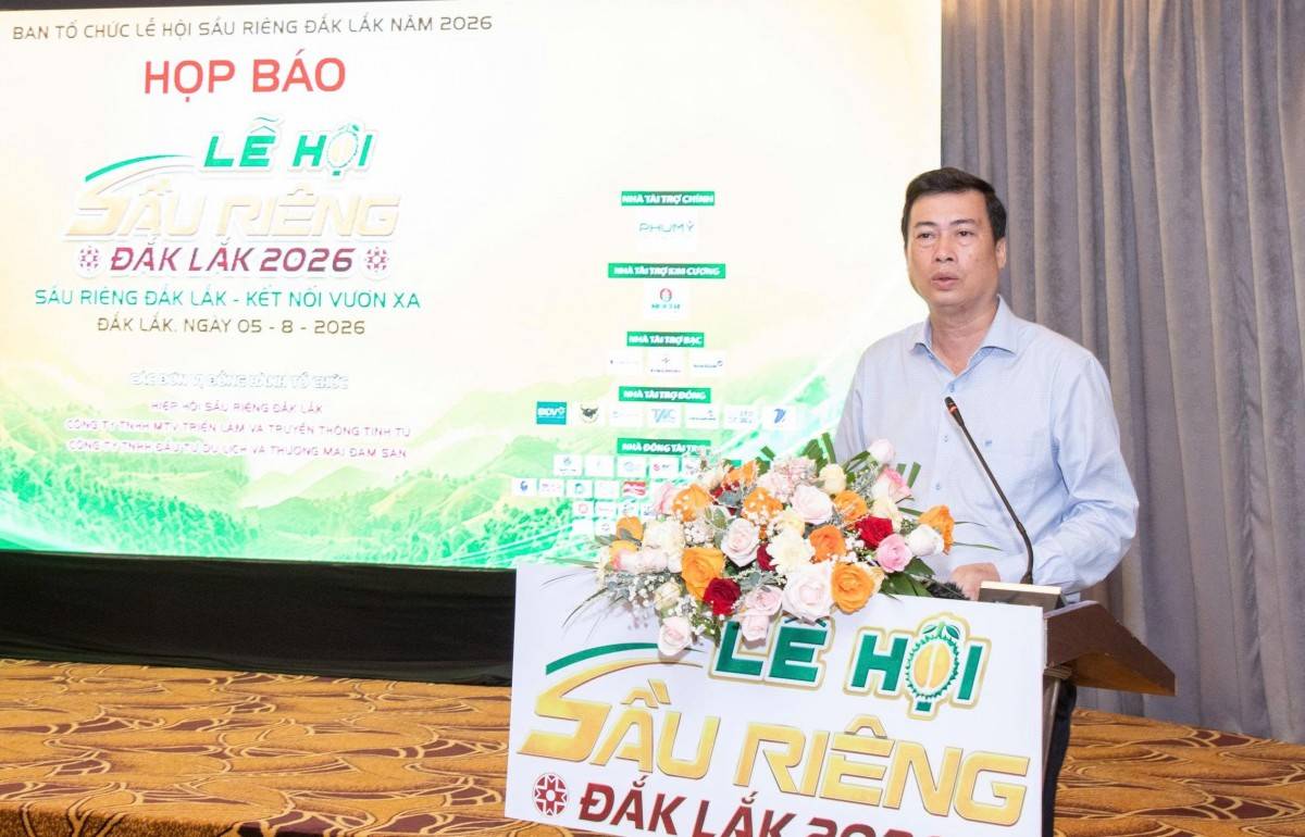 Lễ hội Sầu riêng Đắk Lắk 2026: Tăng kết nối và sinh kế nông dân!