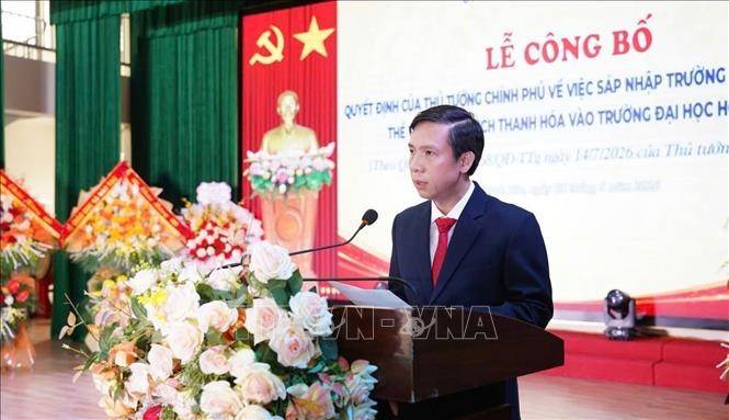 Thanh hóa: Sáp nhập hai trường đại học, đáp ứng nhu cầu mới phát triển nguồn nhân lực chất lượng cao