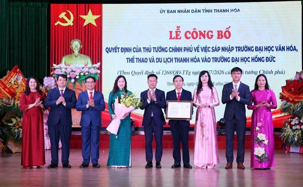 Thanh hóa: Sáp nhập hai trường đại học, đáp ứng nhu cầu mới phát triển nguồn nhân lực chất lượng cao