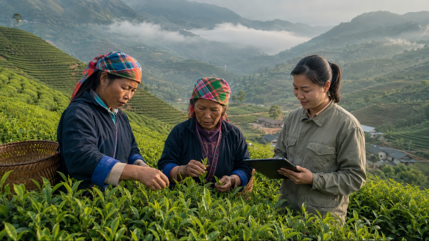 Chuẩn hóa vùng nguyên liệu, chè Lào Cai chuẩn bị đường vào thị trường EU