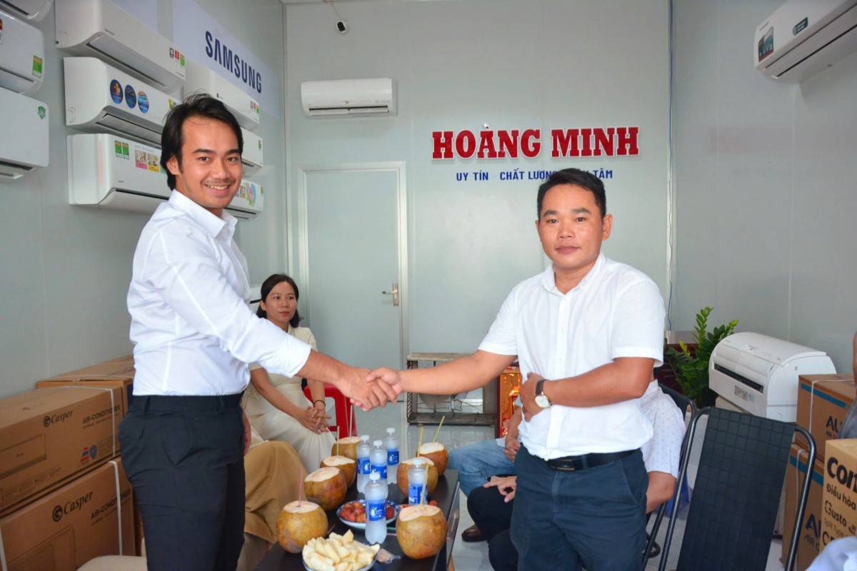 Cái bắt  tay kết nối giao thương với 7ghi nhận đơn hàng 7 bộ máy lạnh ngay trong chuyến thăm.