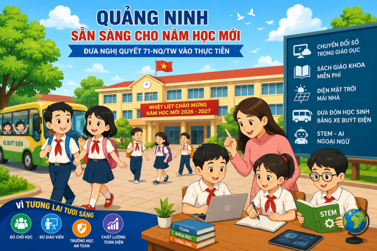 Quảng Ninh sẵn sàng năm học mới, đưa Nghị quyết 71 vào thực tiễn