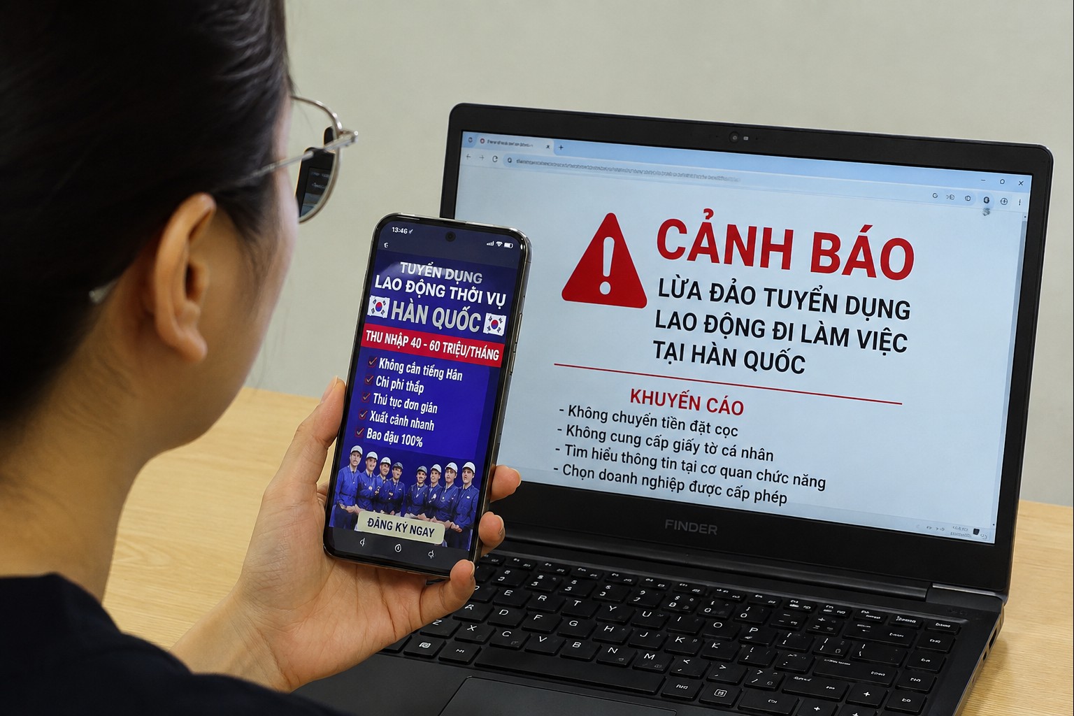 “Lương 60 triệu, bao đậu, xuất cảnh nhanh”: Cạm bẫy săn người muốn sang Hàn Quốc làm việc