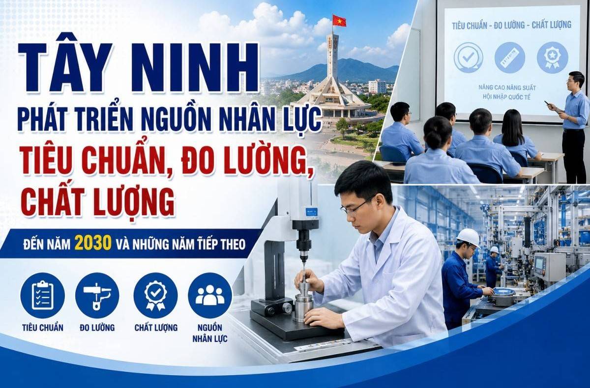 Tây Ninh phát triển nhân lực tiêu chuẩn, đo lường, chất lượng
