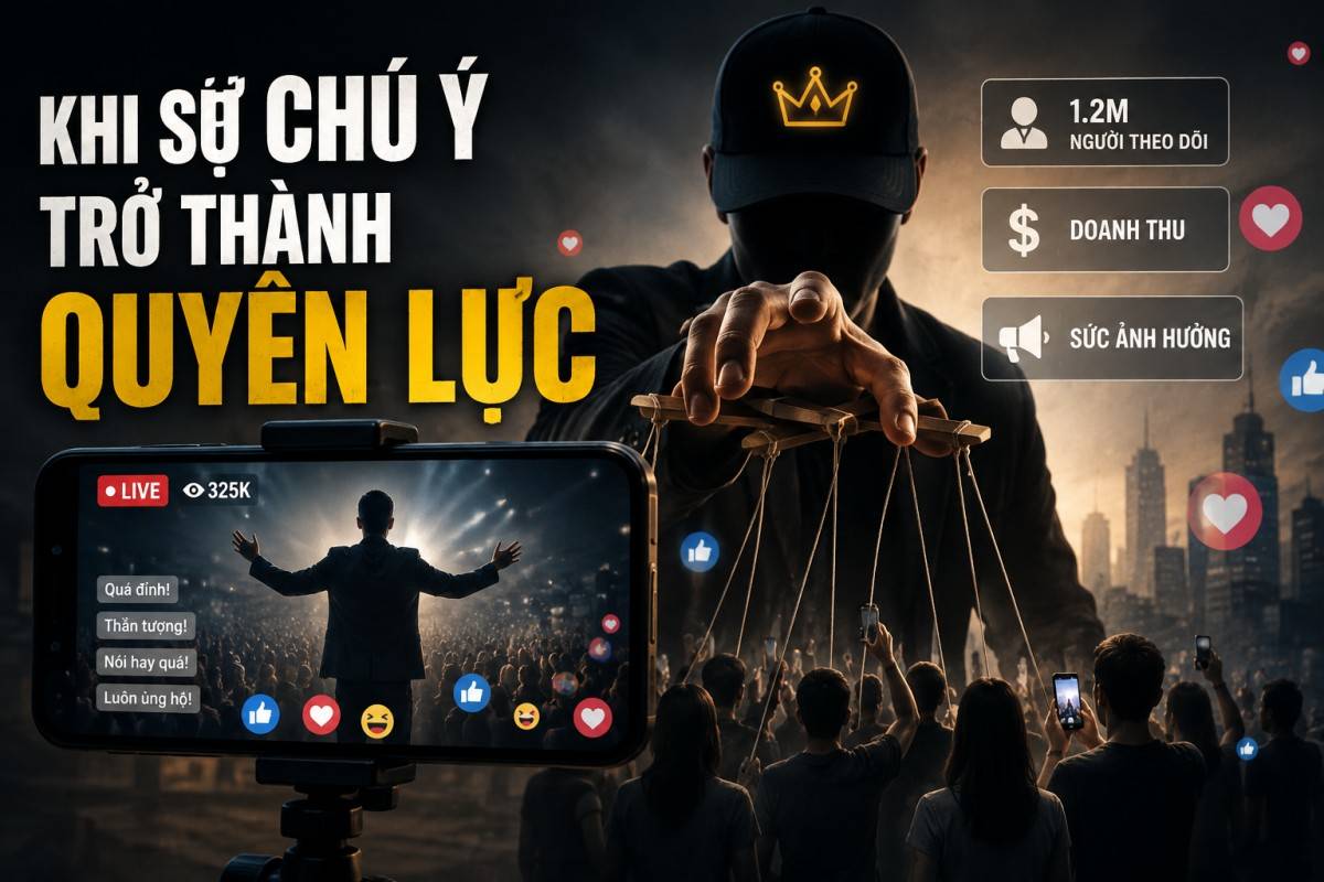 sự chú ý trở thành quyền lực