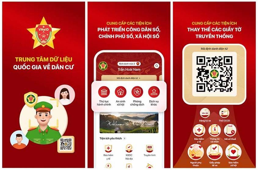 VNeID là một ứng dụng ra đời nhằm thay thế những giấy tờ truyền thống trên các thiết bị di động như điện thoại, máy tính bảng... Ứng dụng được nghiên cứu và phát triển bởi Trung tâm dữ liệu quốc gia về dân cư của Bộ Công An Việt Nam trên nền tảng cơ sở dữ liệu về định danh, dân cư cũng như xác thực điện tử.