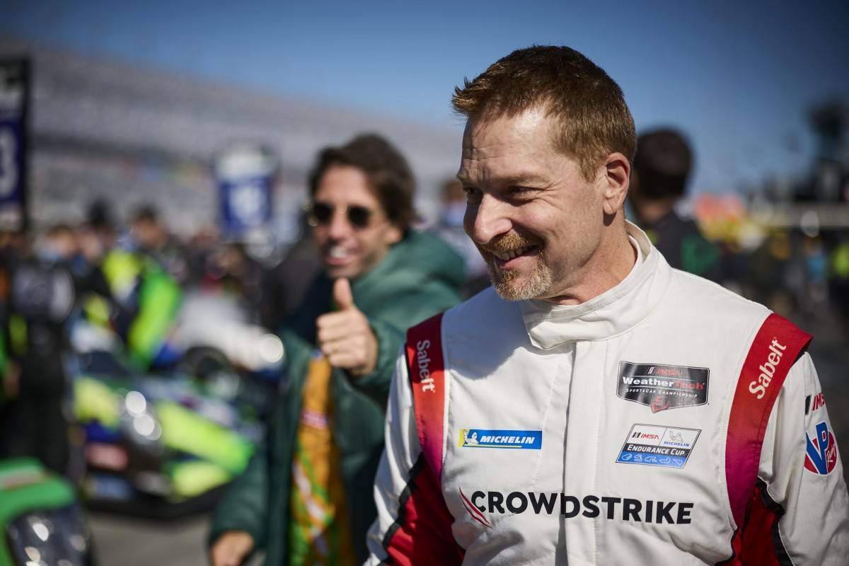 George Kurtz cùng đội đua CrowdStrike Racing by APR tại giải Rolex 24 At Daytona 2026. Ông cùng các đồng đội giành chiến thắng ở hạng LMP2.
