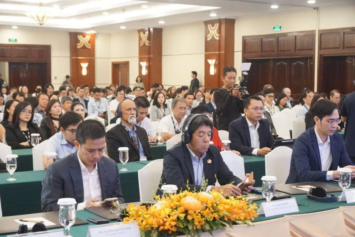 Quang cảnh hội nghị. (Ảnh: Uyển Nhi)