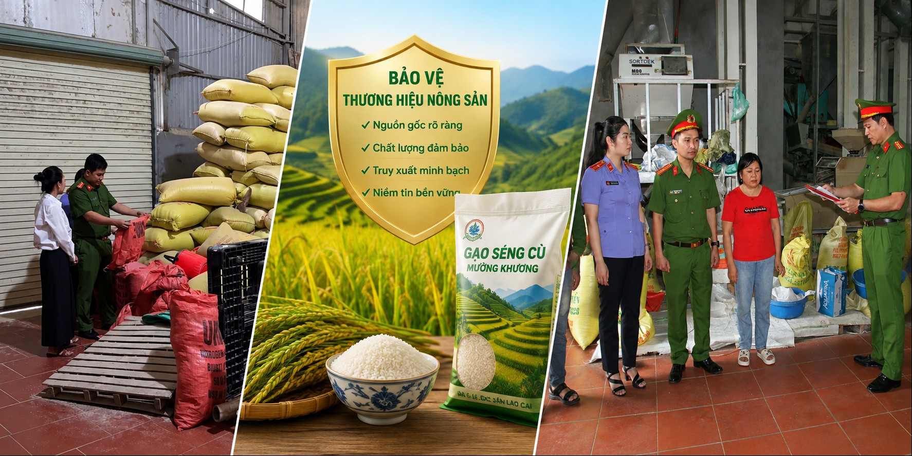 Hơn 22 tấn gạo giả Séng Cù và “hàng rào” bảo vệ thương hiệu nông sản Lào Cai
