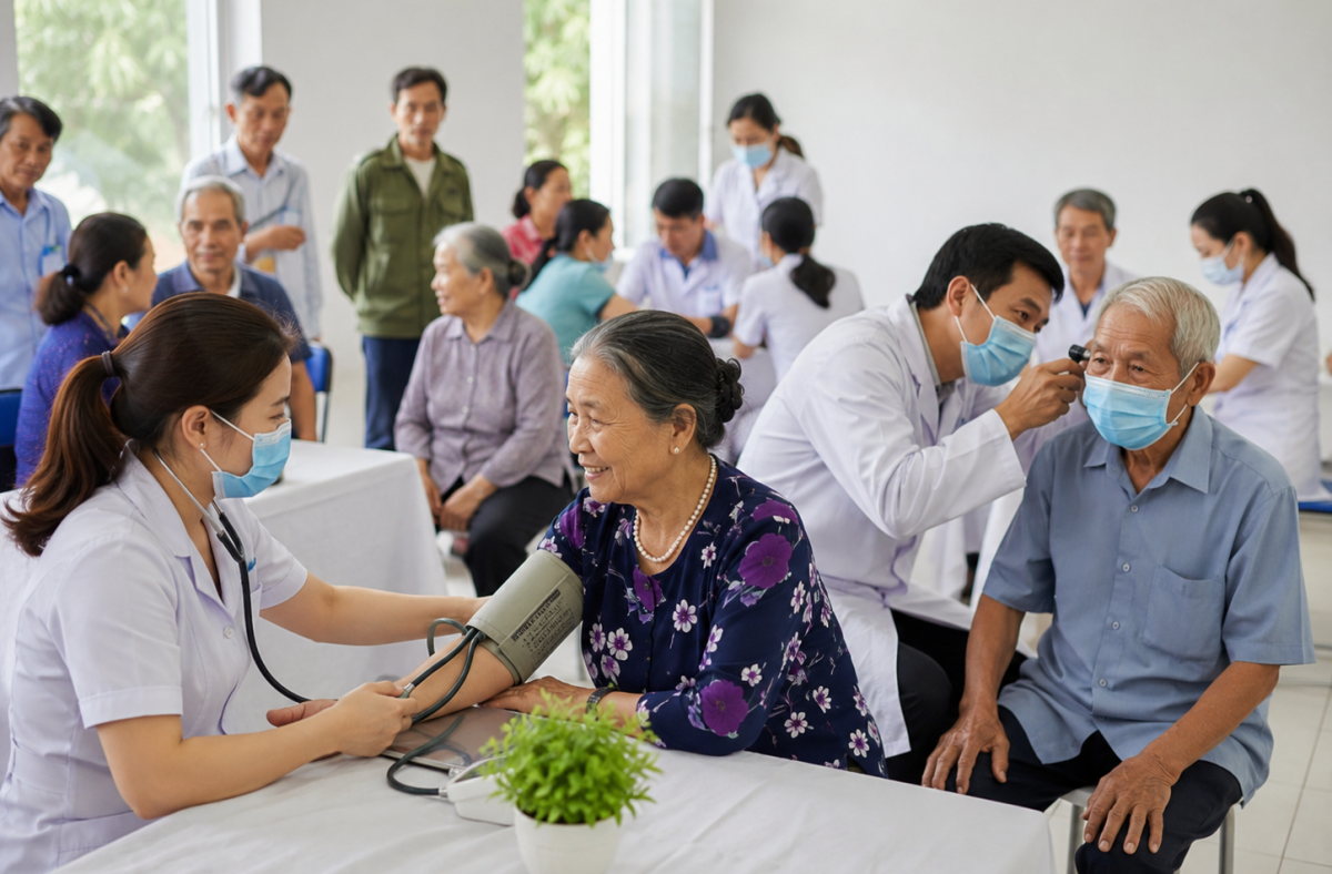 Khám sàng lọc miễn phí góp phần chăm sóc sức khỏe toàn dân