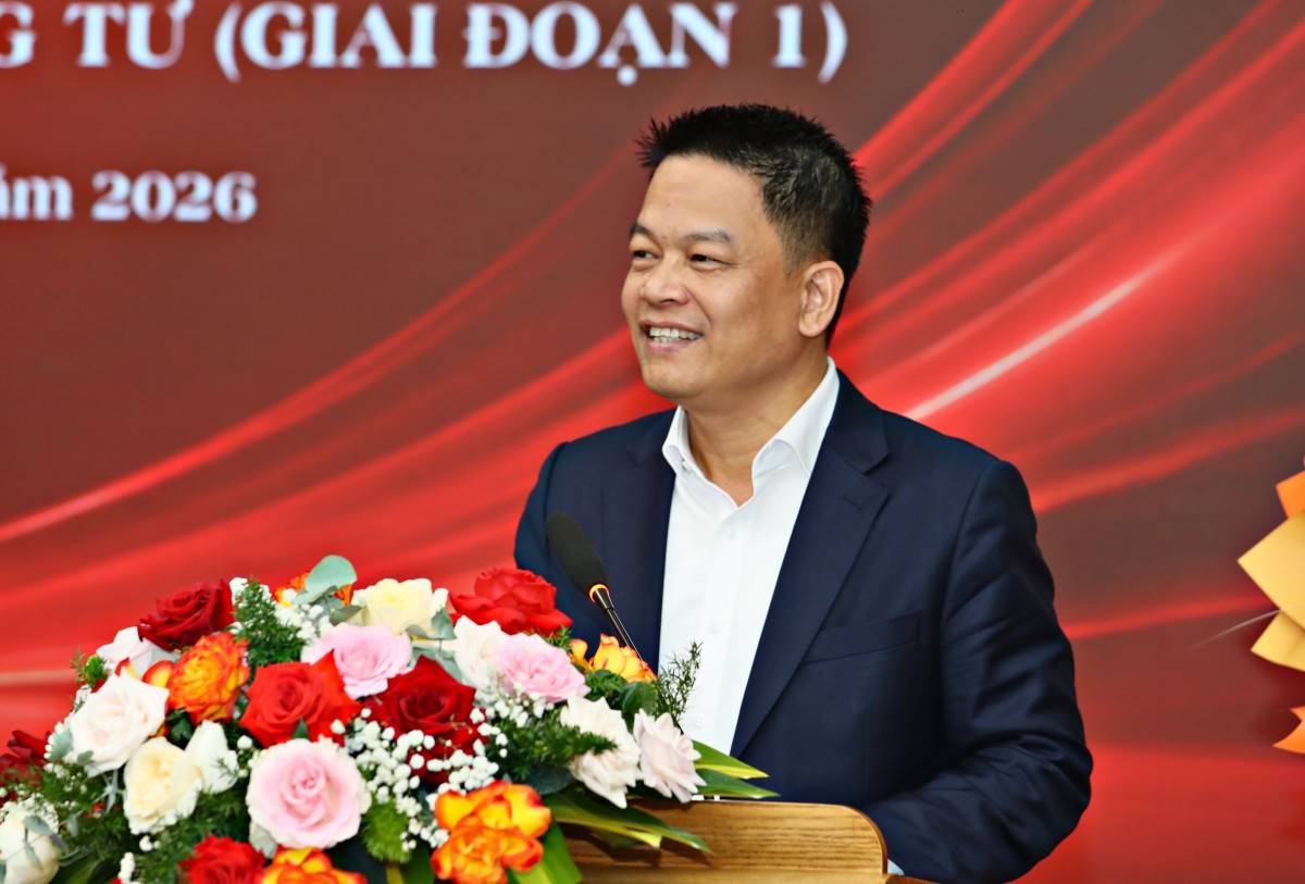 Ông Nguyễn Ngọc Nghị, Phó Tổng Giám đốc T&T Group phát biểu tại lễ ký kết (Ảnh: Anh Chiến)