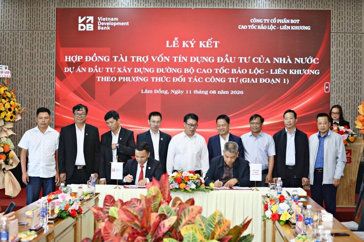 VDB cho vay tối đa 4.978 tỷ đồng, mở thêm nguồn lực triển khai cao tốc Bảo Lộc – Liên Khương